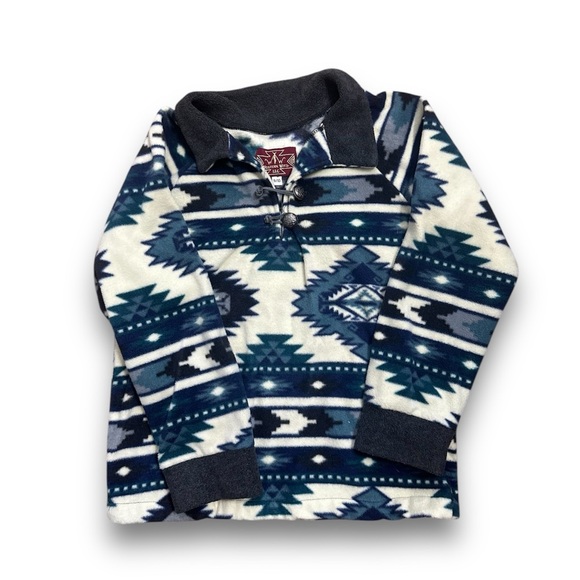 Western wits llc fleece pullover size 9/10 - Picture 1 of 5